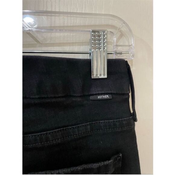 MOTHER Black The Looker Ankle Fray Jeans size 28 - Picture 3 of 6